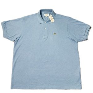 NEW| Lacoste 
Short Sleeve Slim Fit Pique Polo| color:Heather Thermal | XXL